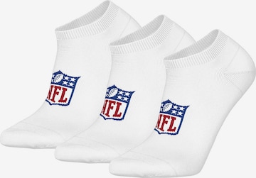 NFL Socks in White: front