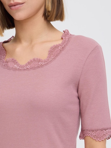 Oxmo - Camiseta ' OXNSuna Lace ' en rosa