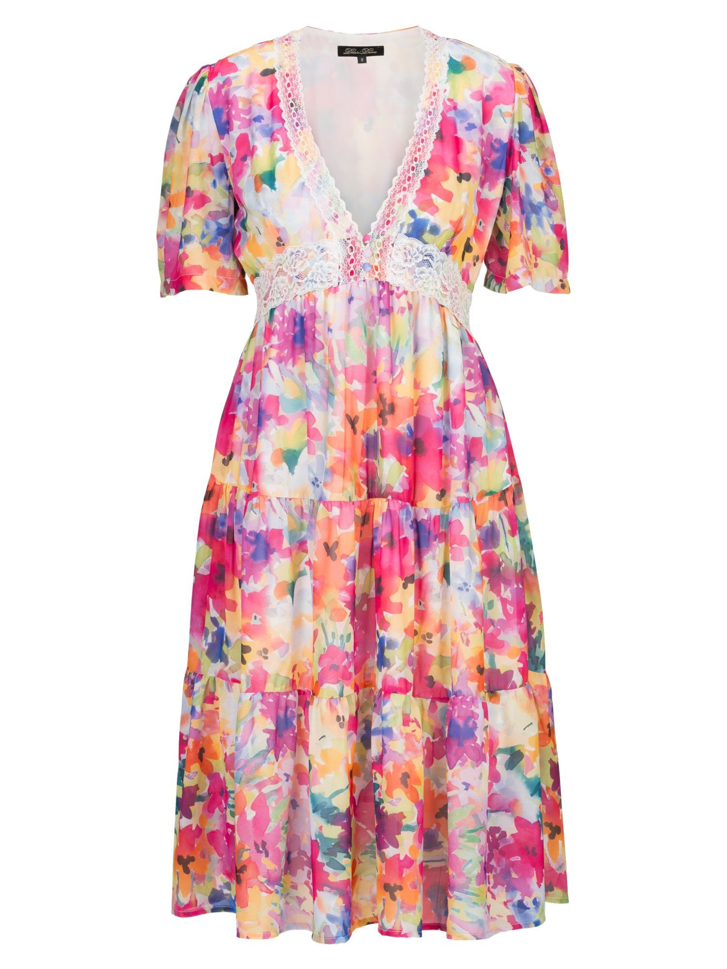 Dine'n'Dance Zomerjurk 'Yasmina' in Gemengde kleuren: voorkant