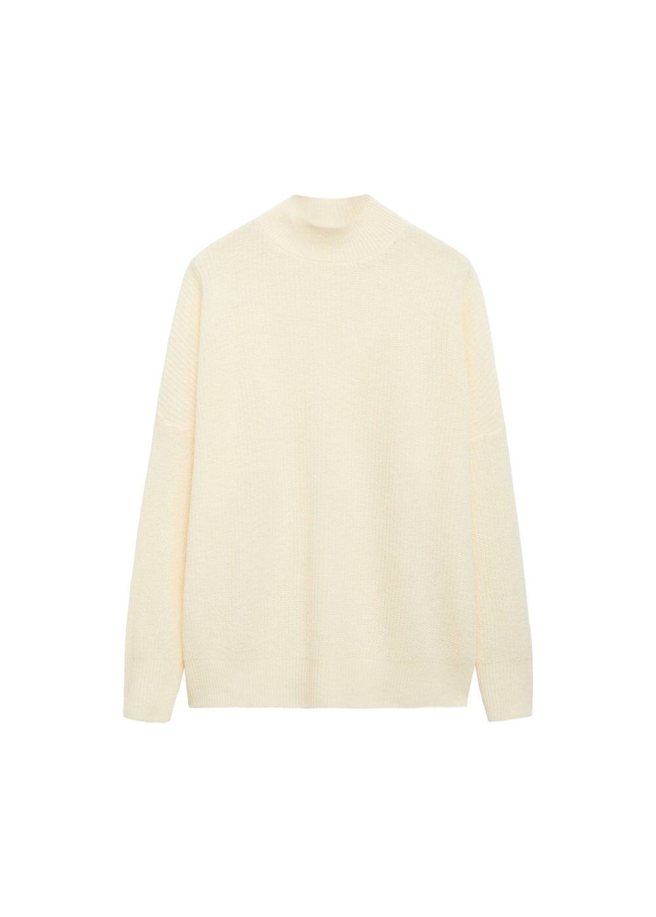 MANGO Sweater 'Hades' in Beige: front