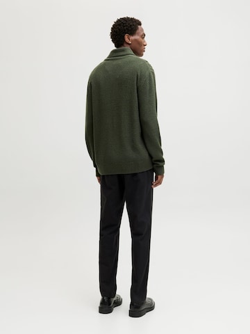 JACK & JONES Knit cardigan in Green