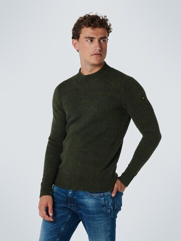 No Excess Sweater in Green: front