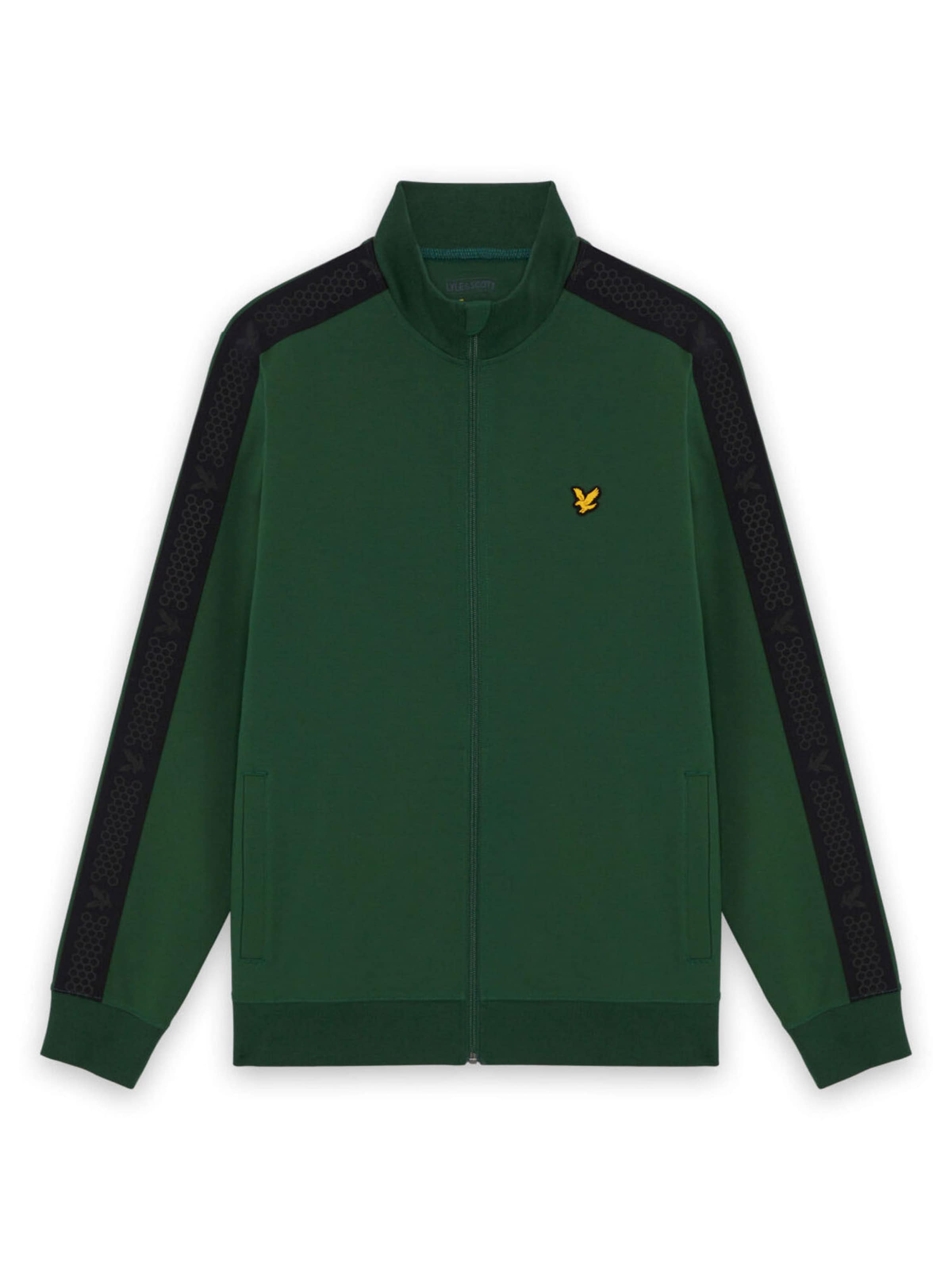 Lyle & Scott Sportjas in Groen: voorkant