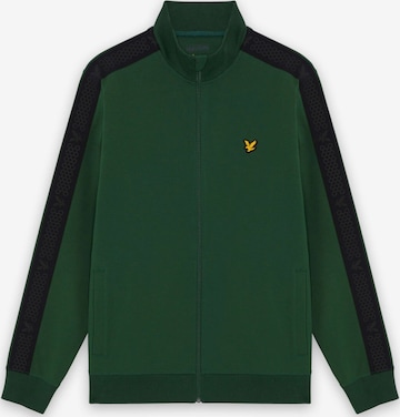 Lyle & Scott Athletic Jacket in Green: front