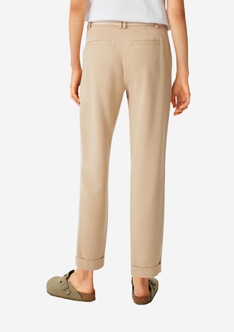 COMMA Regular Pants in Beige