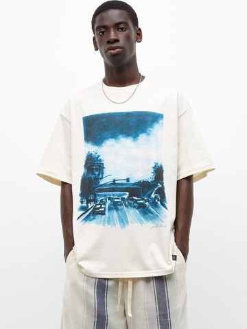 Pull&Bear T-Shirt in Weiß: Vorderseite