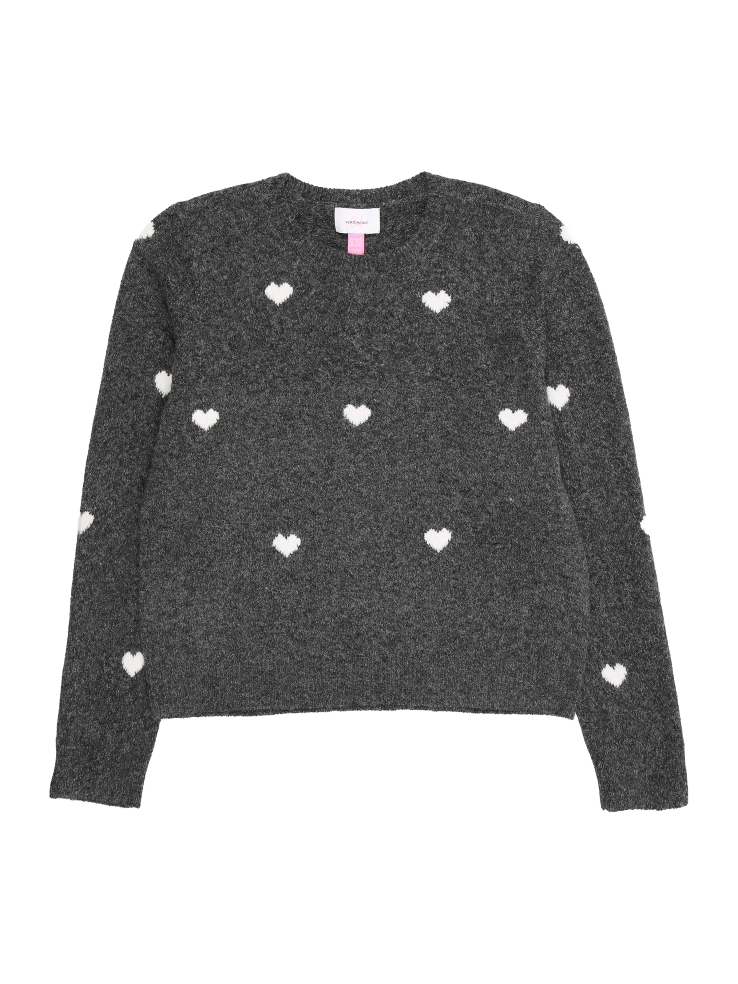 Vero Moda Girl Pullover 'VMDOFFY' i grå: forside