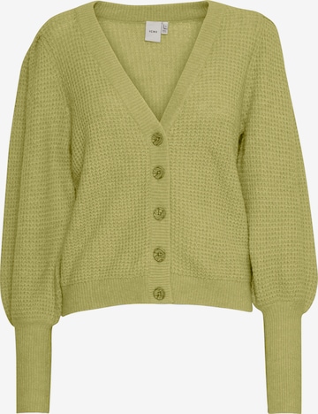 ICHI Knit Cardigan 'IHDUSTY' in Green: front