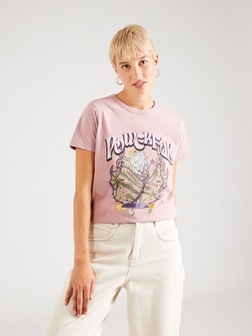 T-shirt Sublevel en rose : devant