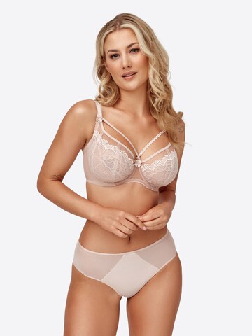 Azal T-Shirt BH 'Otylia'‌‌‌‌‌‌‌ in Beige