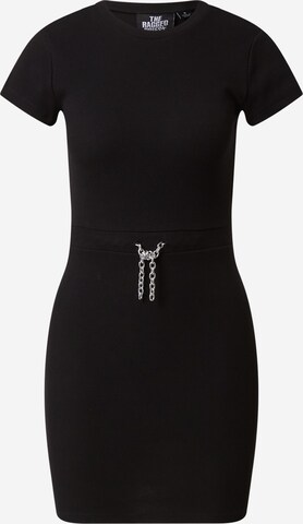 The Ragged Priest Dress 'Test' in Black: front