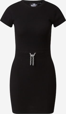 The Ragged Priest Dress 'Test' in Black: front