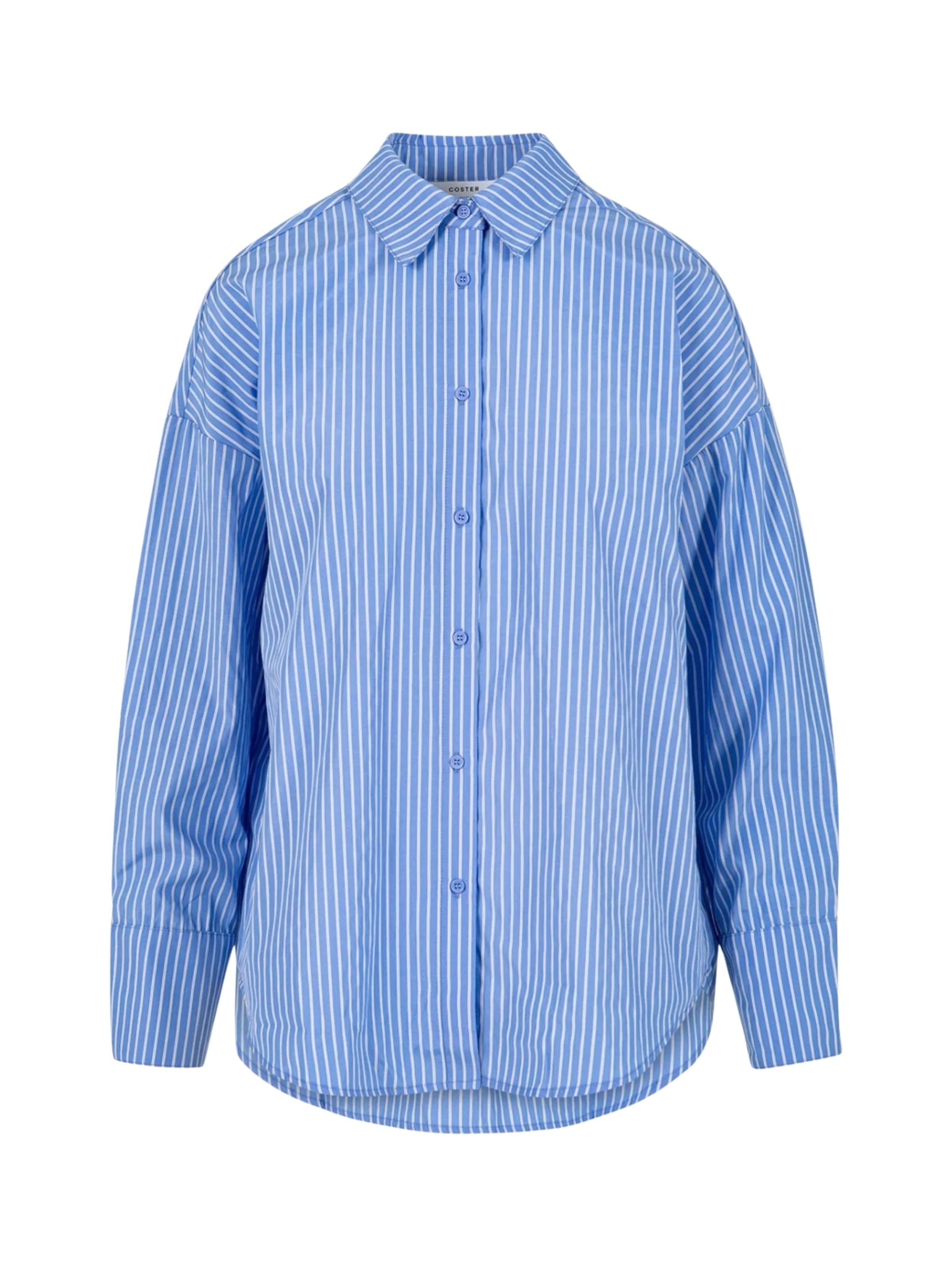 Coster Copenhagen - Blusa 'Harper' en azul: frente