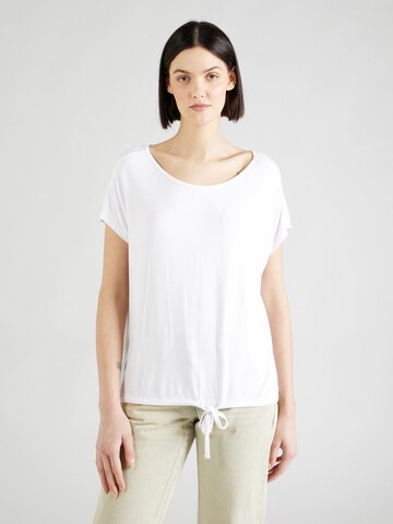 T-shirt Sublevel en blanc : devant