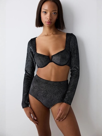 Body a camicia di Penti in nero