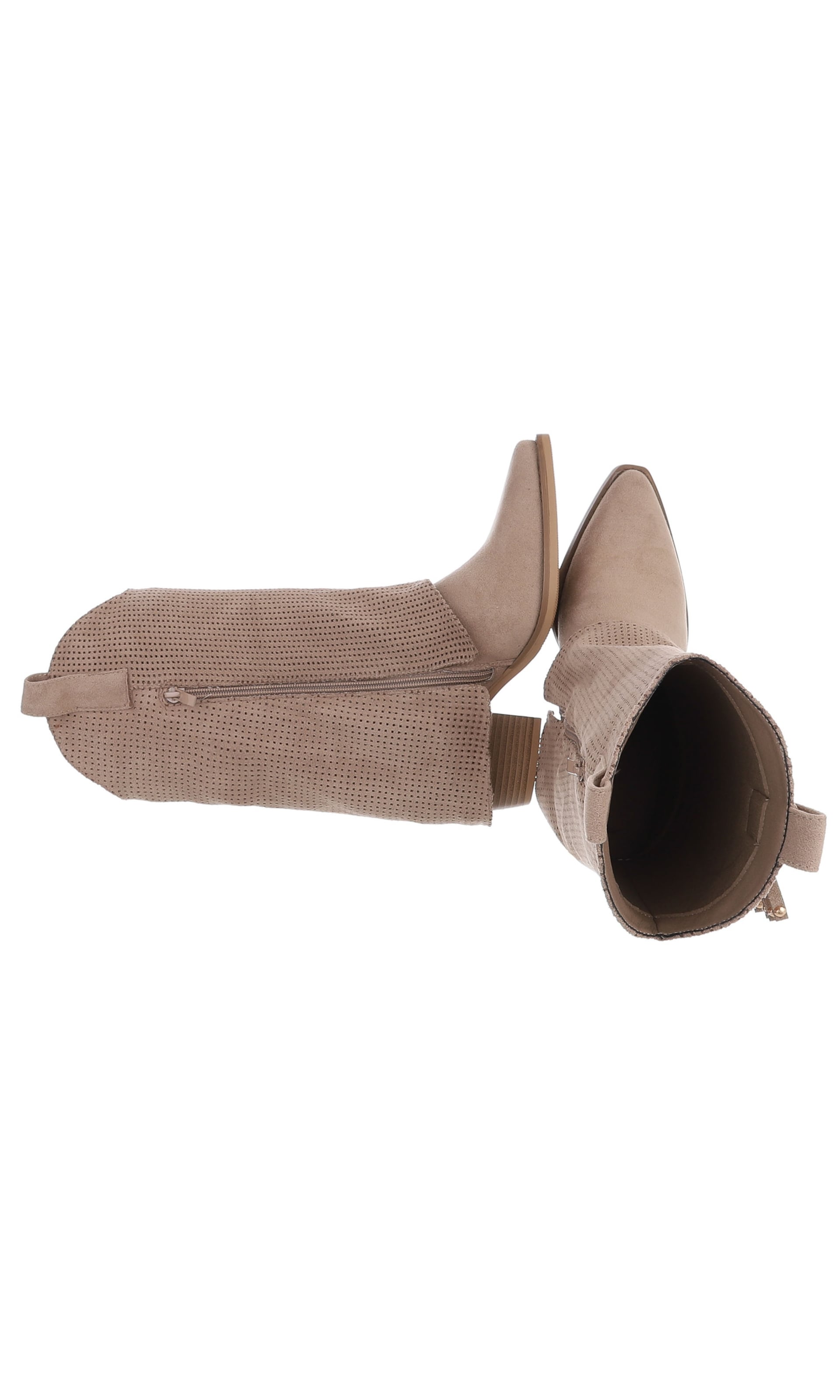 Ital-Design Cowboystiefel in Braun