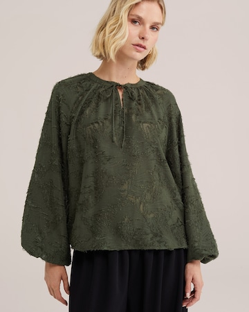Chemisier WE Fashion en vert : devant