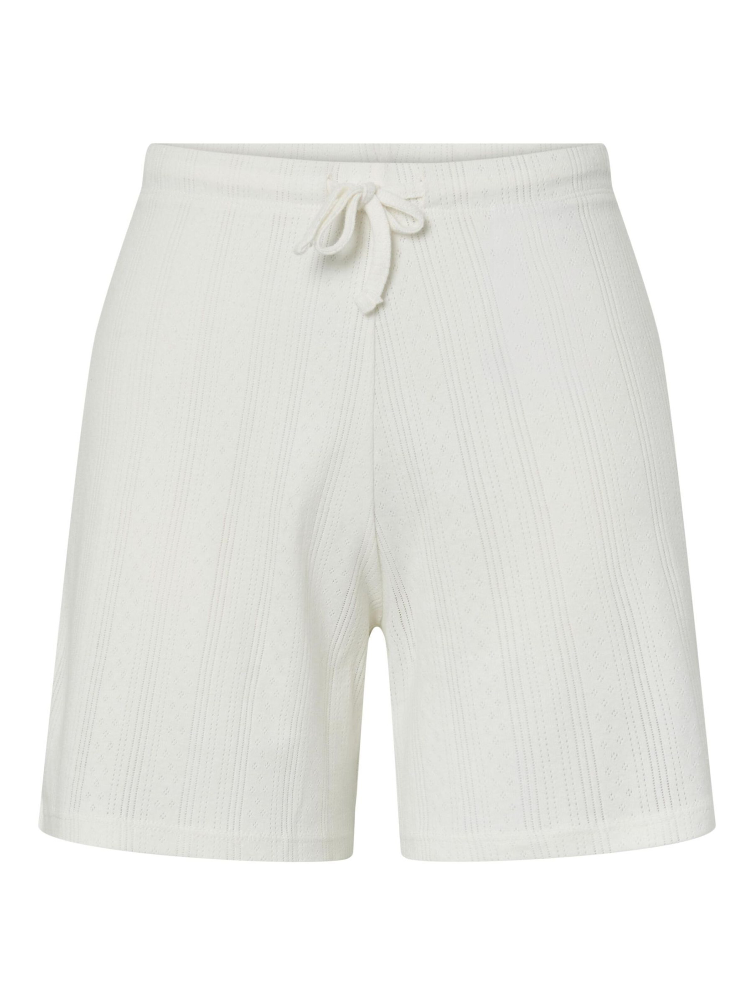 PIECES - regular Pantalón en blanco: frente