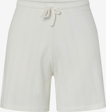Pantaloni di PIECES in bianco: frontale