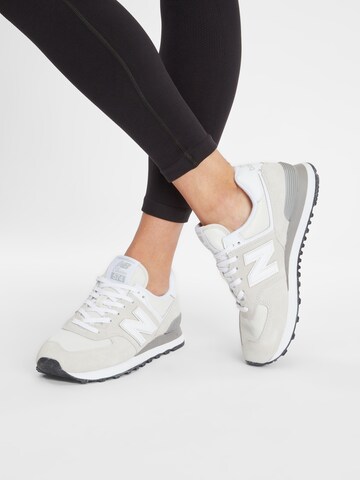 new balance Σνίκερ χαμηλό '574' σε μπεζ: μπροστά