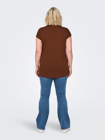 T-shirt 'Flake' ONLY Carmakoma en marron