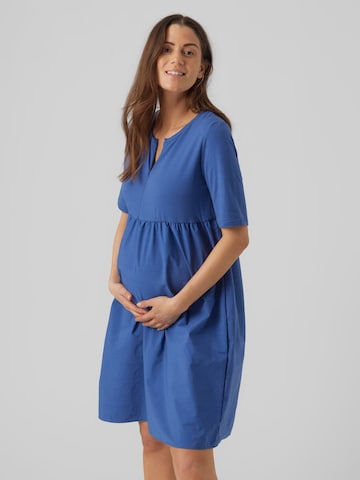 MAMALICIOUS Jurk 'Carolina Lia' in Blauw: voorkant