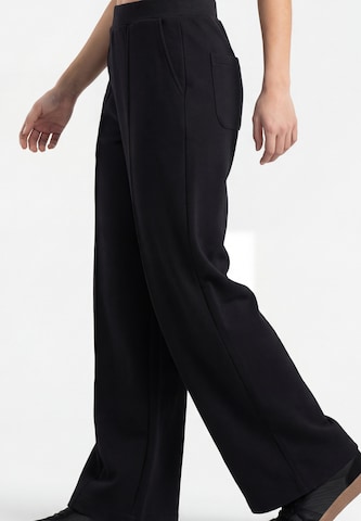 Wide Leg Pantalon myMo ATHLSR en noir