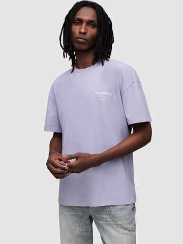 AllSaints - Camiseta 'Underground' en lila: frente