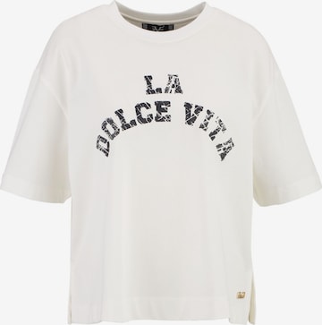 19V69 ITALIA Koszulka 'Petonia Marina' w kolorze biały: przód