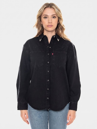 LEVI'S ® Bluse 'Teodora' i S i sort, Produktvisning