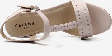 Celena Strap Sandals 'Carita' in Beige
