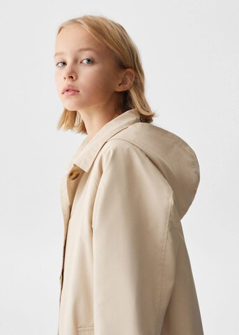 MANGO KIDS Between-Season Jacket 'Eulalia' in Beige