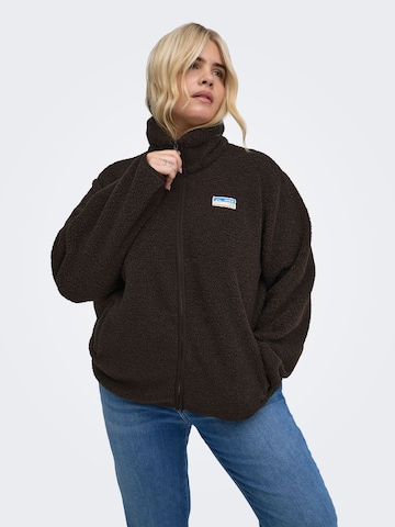 ONLY Carmakoma - Chaqueta de entretiempo 'CAREva' en marrón: frente