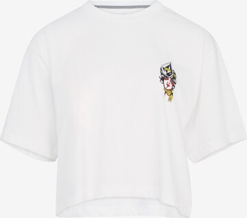 Volcom Shirt 'DRUMSTONE' in Wit: voorkant