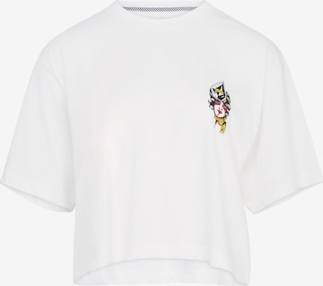 T-shirt 'DRUMSTONE' Volcom en blanc : devant