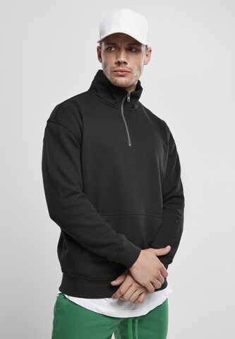 Urban Classics Sweatshirt in Black: front