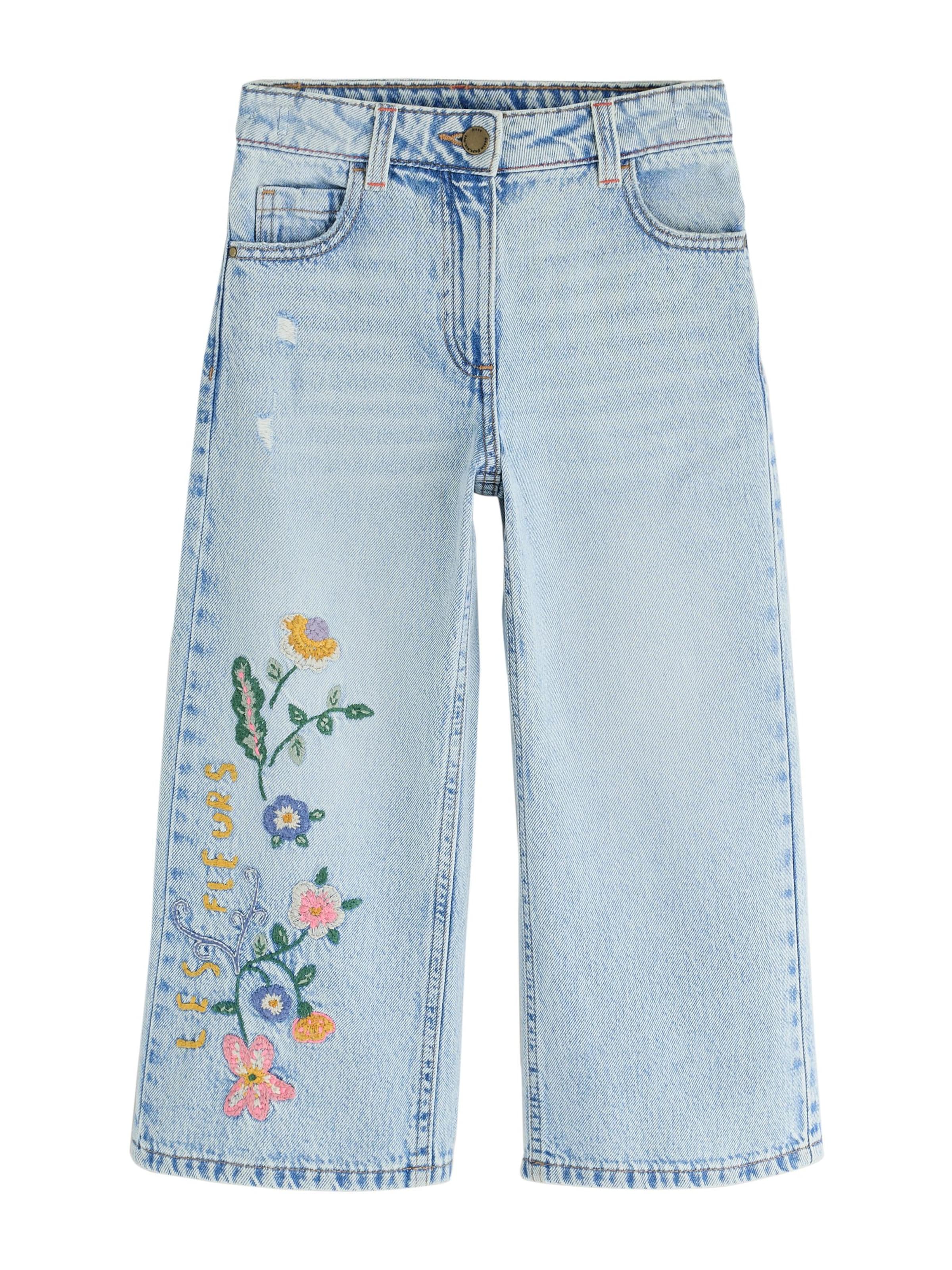 Next Wide leg Jeans in Blauw: voorkant