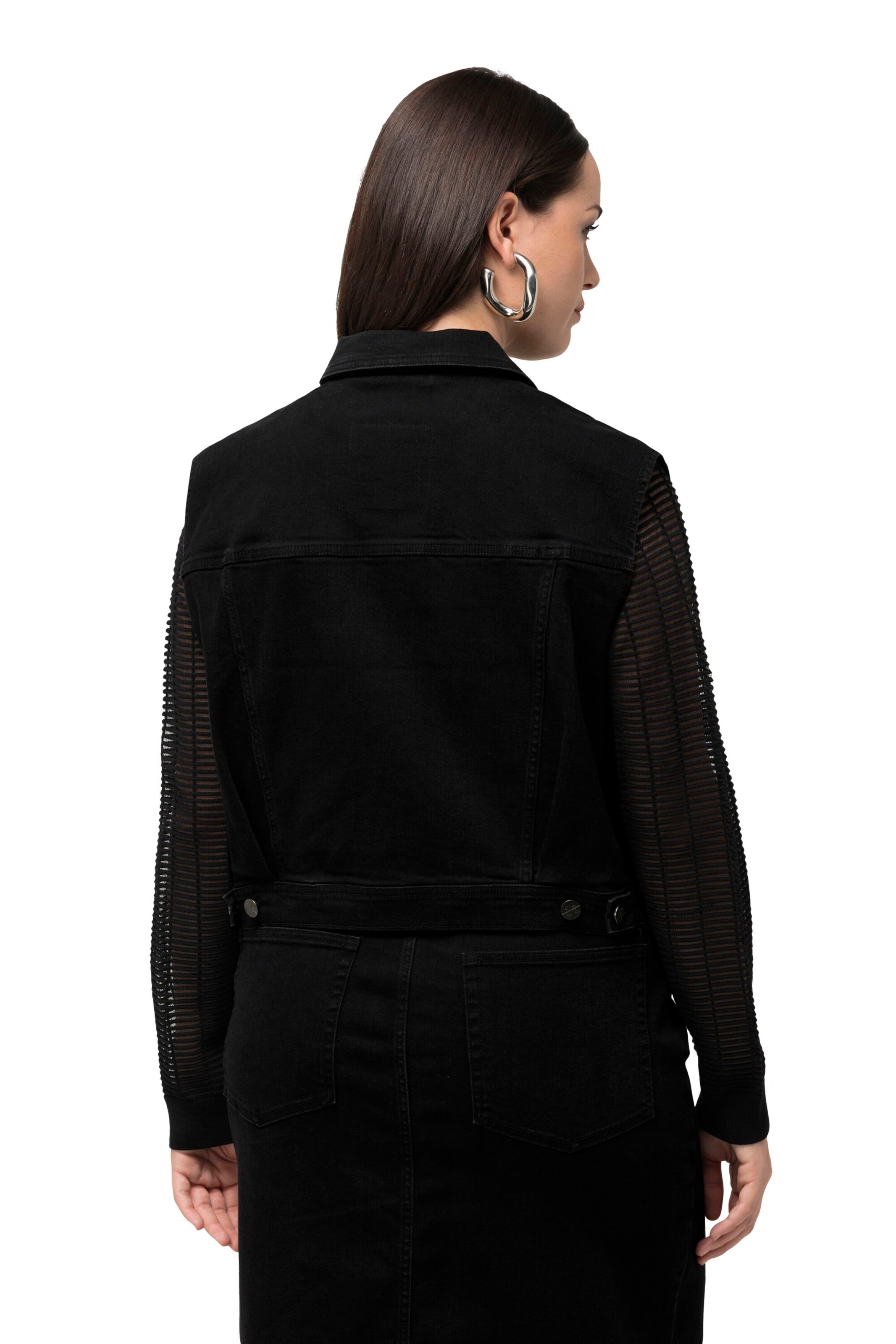 Ulla Popken Weste in Schwarz