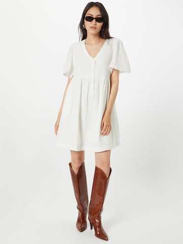 ICHI Košilové šaty – bílá