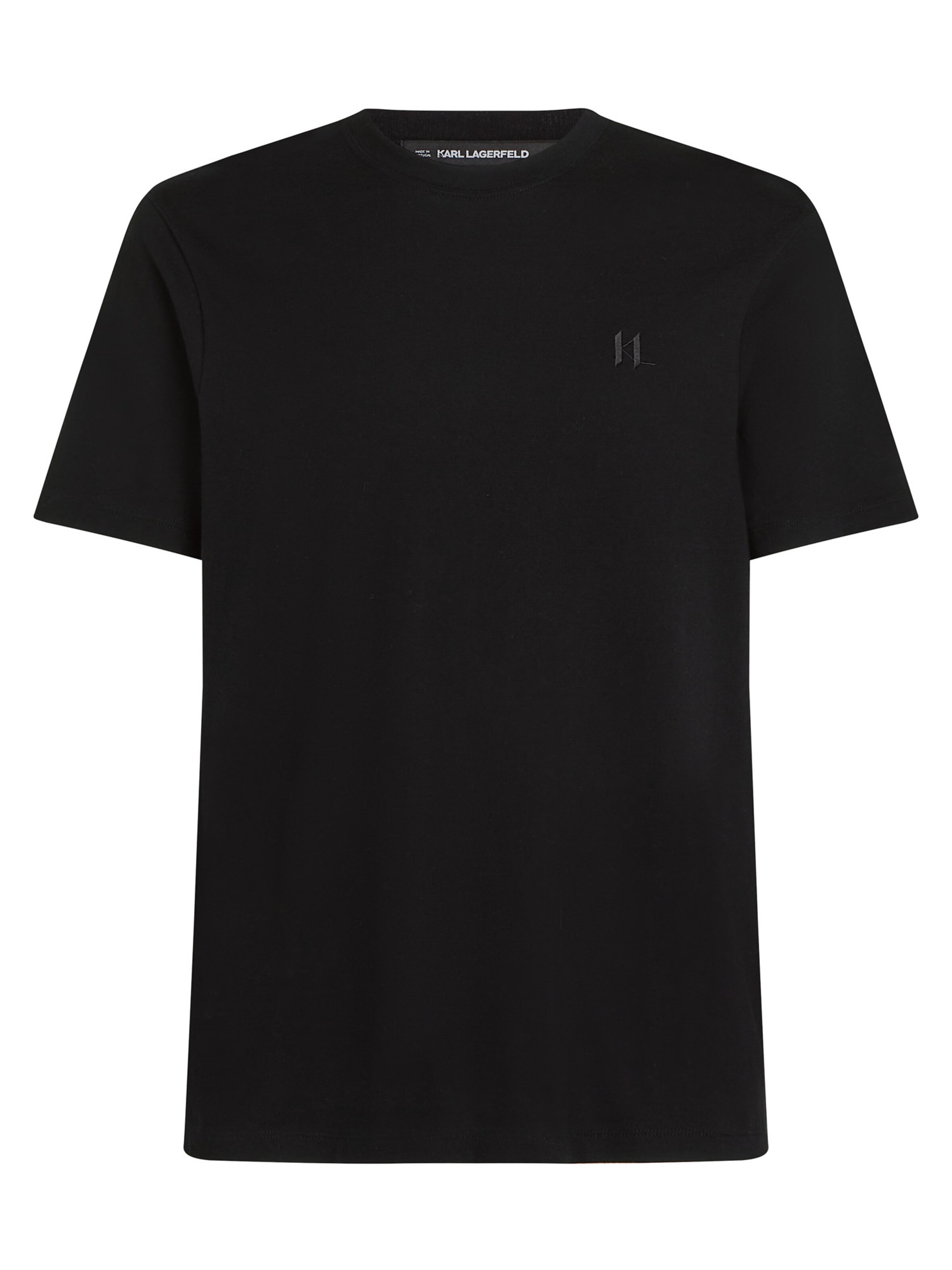 Karl Lagerfeld - Camisa em preto: frente