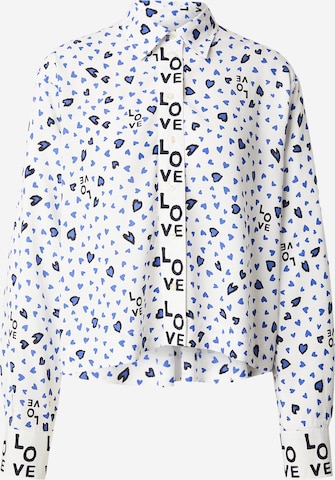 balta Emily Van Den Bergh Palaidinė: priekis