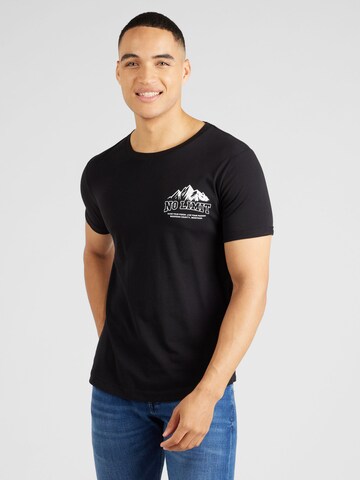 Key Largo Shirt 'MT NO LIMIT' in Black: front