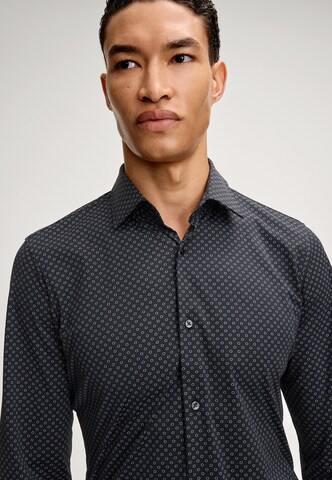 JOOP! Slim fit Overhemd 'Pit' in Zwart