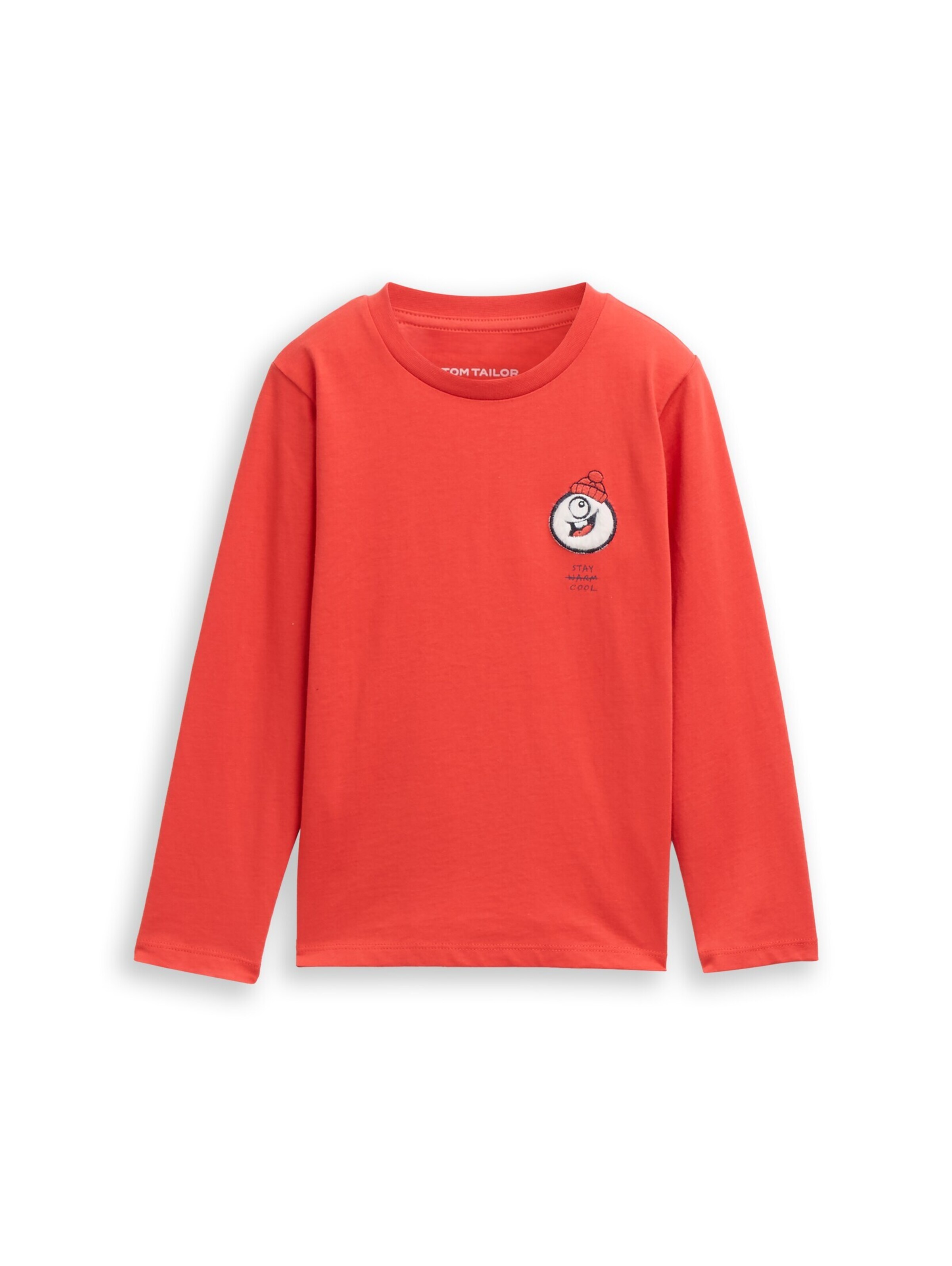 TOM TAILOR Shirt in Orange: front