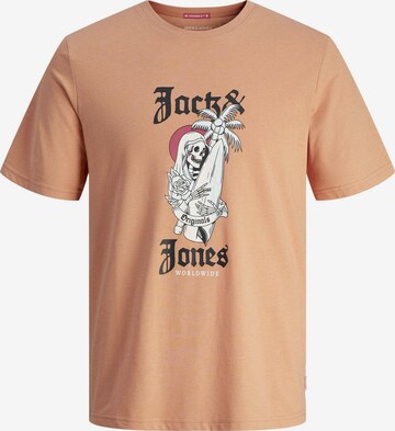 T-Shirt Jack & Jones Plus en orange : devant