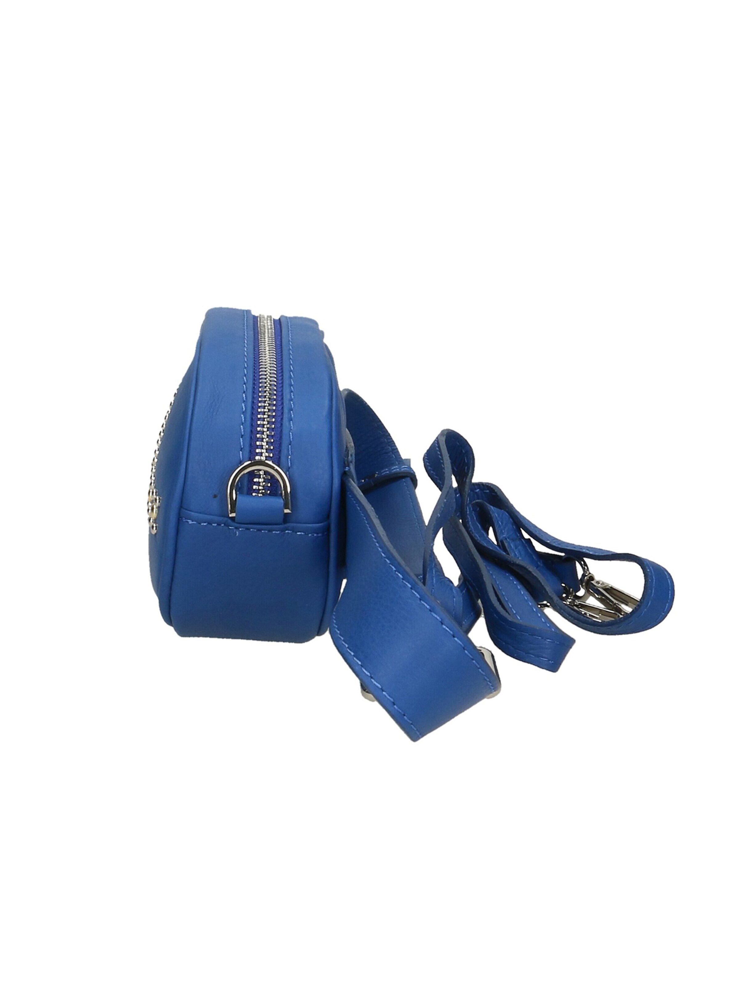 Marsupio 'Marsupio donna pelle sauvage con borchie cuore Made in Italy' di Gave Lux in blu