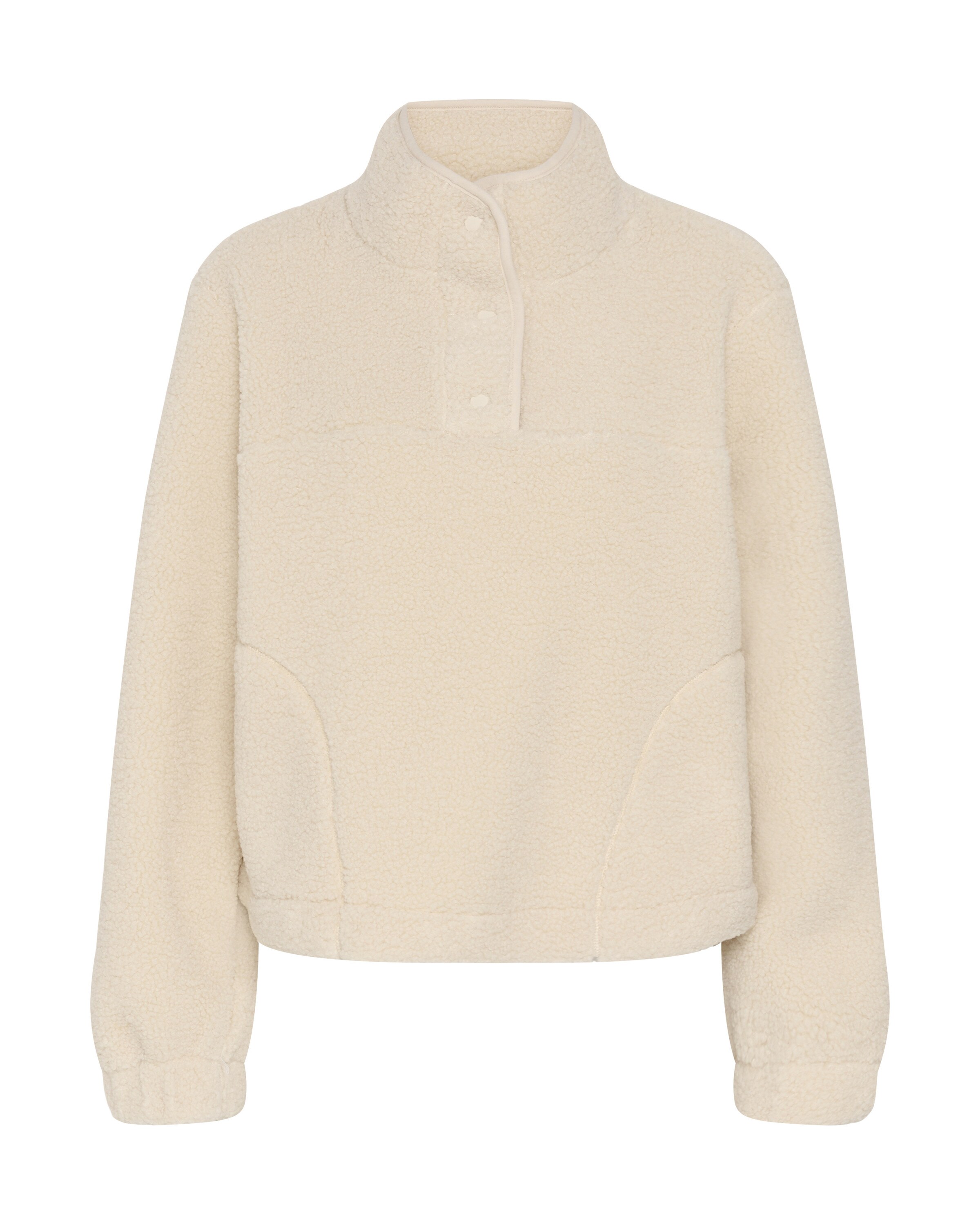 Kaffe Fleece jacket 'KAAlly' in White: front