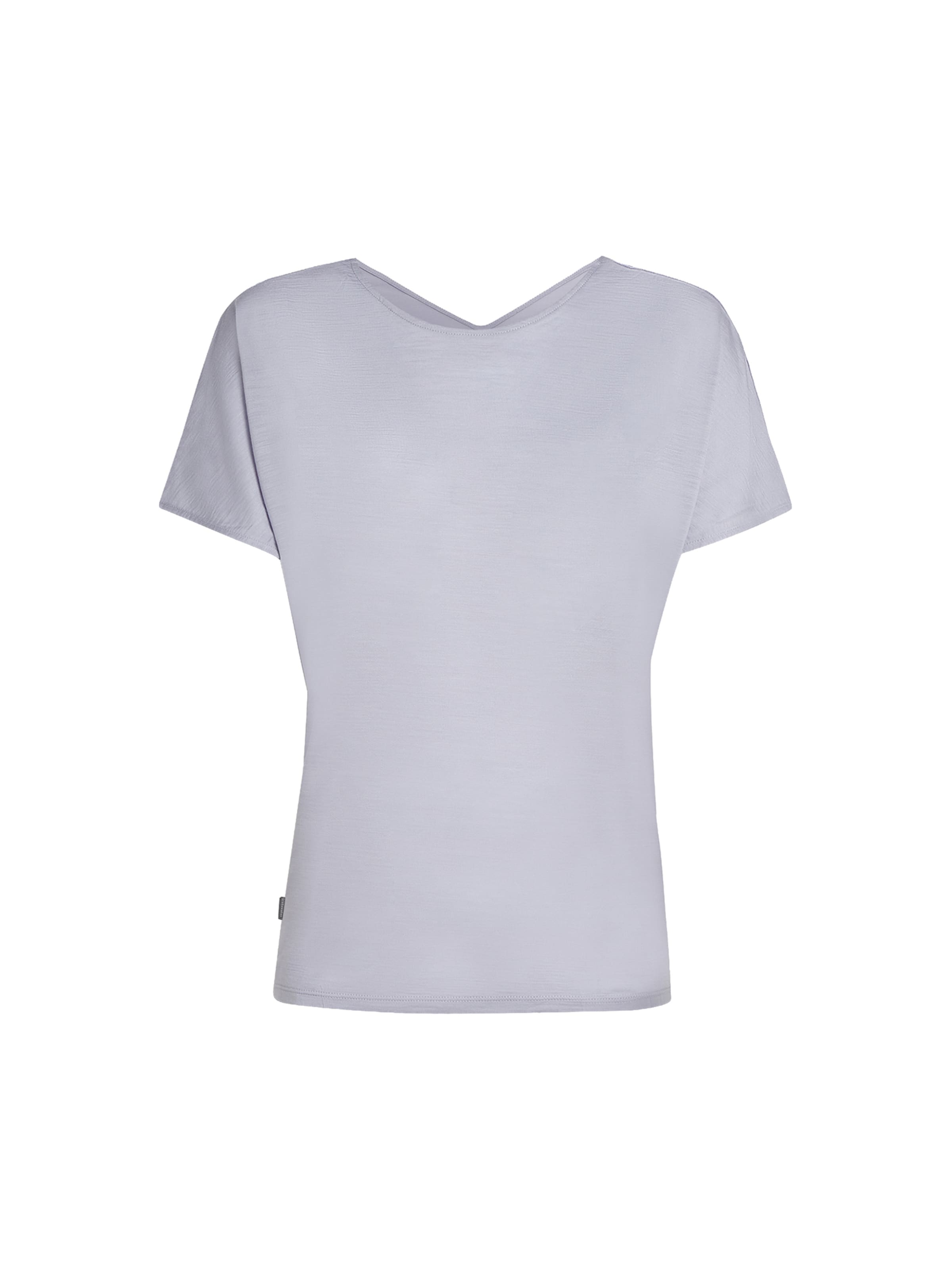 ICEBREAKER Shirt 'Merino Drayden Reversible Top' in Blauw: voorkant