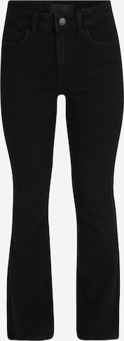 PIECES جينز ذات سيقان واسعة جينز 'PEGGY' بلون أسود: الأمام