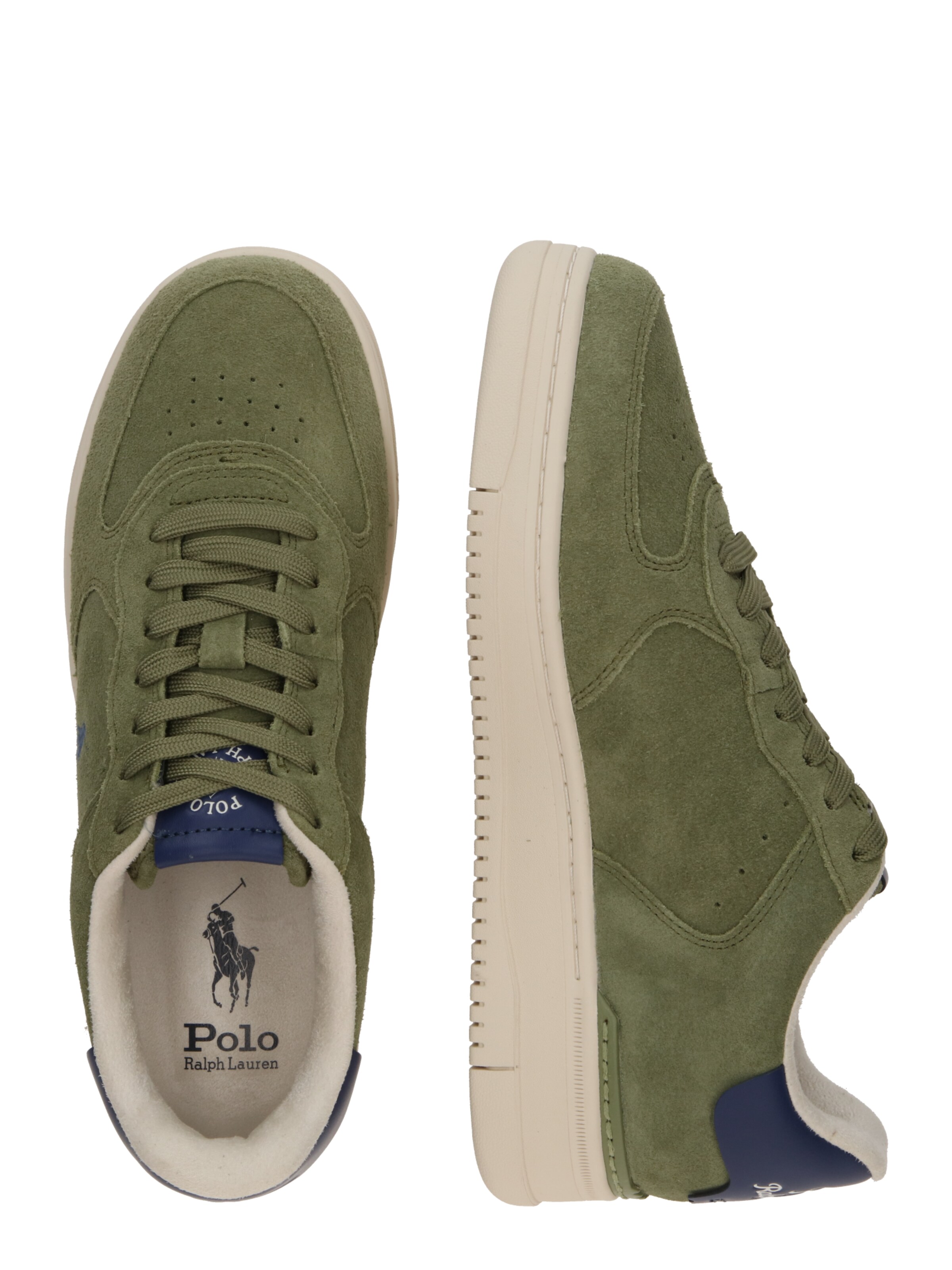 Sneaker bassa 'MASTERS CRT' di Polo Ralph Lauren in verde